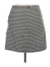 Wilfred Houndstooth Gray Wool Skirt Size 8 - photo 2