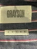Grayson 100% Cotton Stripes Gray Long Sleeve Button-Down Shirt Size Med (3) - photo 7