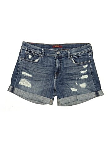 7 For All Mankind Denim Shorts (view 1)