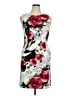 Connected Apparel Floral Gray Cocktail Dress Size 14 - photo 1