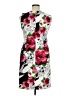 Connected Apparel Floral Gray Cocktail Dress Size 14 - photo 2