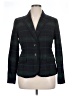 Merona 100% Polyester Plaid Teal Blazer Size 14 - photo 1