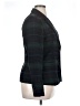 Merona 100% Polyester Plaid Teal Blazer Size 14 - photo 4