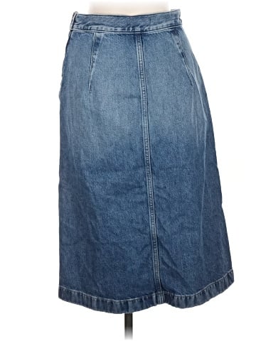 Madewell Denim Midi Pencil Skirt in Billings Wash (view 2)