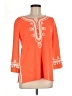 Calypso St. Barth 100% Cashmere Orange Cashmere Pullover Sweater Size Med (1) - photo 1