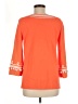Calypso St. Barth 100% Cashmere Orange Cashmere Pullover Sweater Size Med (1) - photo 2