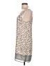 Eight Sixty 100% Polyester Tan Casual Dress Size L - photo 5
