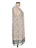 Eight Sixty 100% Polyester Tan Casual Dress Size L - photo 4