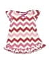 Sara's Prints Chevron-herringbone Pink Dress Size 3 - photo 1