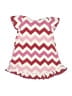 Sara's Prints Chevron-herringbone Pink Dress Size 3 - photo 2
