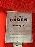 Mini Boden 100% Polyester Red Jacket Size 11 - 12 - photo 3