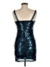 THREE PINK HEARTS 100% Polyester Teal Cocktail Dress Size M - photo 2