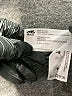 Roots 100% Cotton Checkered-gingham Black Long Sleeve Button-Down Shirt Size M - photo 5