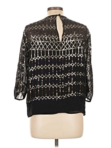 Nanette Lepore 3/4 Sleeve Silk Top (view 2)