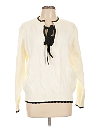 Listicle Pullover Sweater (view 1)