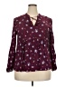Mudd 100% Rayon Burgundy Long Sleeve Blouse Size XXL - photo 1