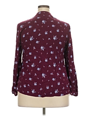 Mudd Long Sleeve Blouse (view 2)