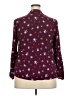 Mudd 100% Rayon Burgundy Long Sleeve Blouse Size XXL - photo 2