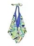 Trina Turk Paisley Blue One Piece Swimsuit Size 10 - photo 2
