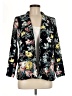 Ann Taylor LOFT 100% Polyester Floral Black Blazer Size 6 Petite - photo 1