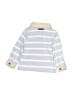 Jacadi 100% Cotton Blue Long Sleeve Polo 9-12 MO / 12 MO - photo 2