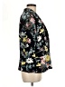 Ann Taylor LOFT 100% Polyester Floral Black Blazer Size 6 Petite - photo 4