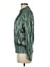 Boston Proper Metallic Green Long Sleeve Blouse Size M - photo 5