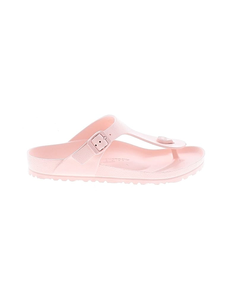 Pre-owned Birkenstock Flip Flops In Pink