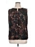 Kasper Black Sleeveless Blouse Size XL - photo 1