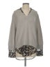Brochu Walker Animal Print Solid Gray Wool Pullover Sweater Size S - photo 1