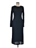 Halston Black Blue Casual Dress Size 6 - photo 1