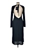 Halston Black Blue Casual Dress Size 6 - photo 2