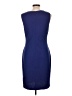 St. John Solid Blue Casual Dress Size 10 - photo 2