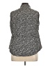 Croft & Barrow 100% Polyester Houndstooth Black Vest Size 1X - photo 2