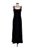 Phoebe Solid Black Casual Dress Size 8 - photo 1