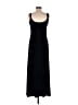 Phoebe Solid Black Casual Dress Size 8 - photo 2