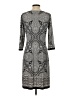 Wisp Graphic Gray Casual Dress Size 4 - photo 2