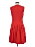 PREMISE Solid Red Casual Dress Size 8 - photo 2