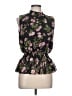Olivaceous 100% Polyester Black Sleeveless Blouse Size L - photo 1
