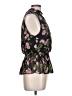 Olivaceous 100% Polyester Black Sleeveless Blouse Size L - photo 4