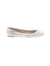 Lavender Label by Vera Wang Silver Flats Size 7 1/2 - photo 1