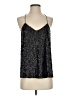 Tibi 100% Polyester Silver Sleeveless Blouse Size 4 - photo 1
