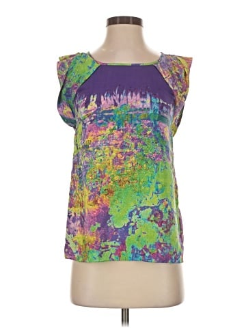 Tibi Sleeveless Silk Top (view 1)