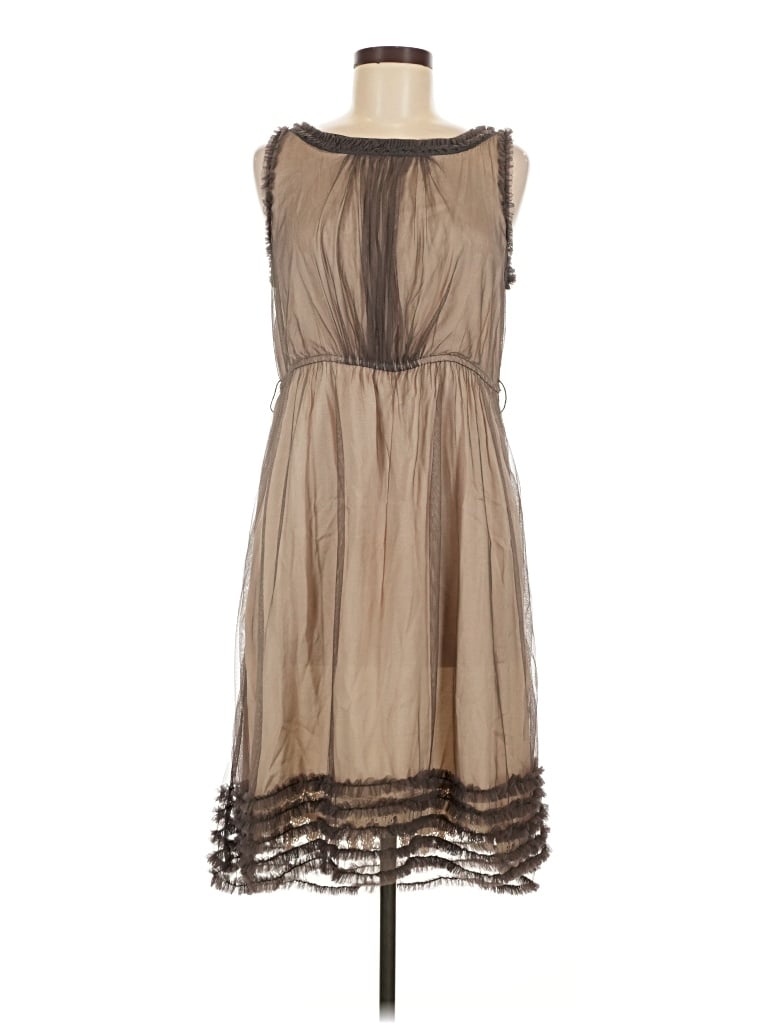 Pre-owned Moulinette Soeurs Cocktail Dress In Brown
