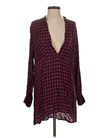Blue Life Long Sleeve Blouse (view 1)