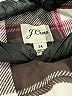 J.Crew 100% Cotton Plaid Gray Brown 3/4 Sleeve Button-Down Shirt Size 24 - photo 7