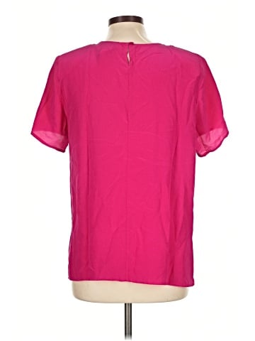 Diane Gilman Short Sleeve Silk Top (view 2)