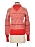 Obermeyer 100% Wool Stripes Red Wool Pullover Sweater Size S - photo 1