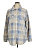 Ecothreads 100% Polyester Plaid Blue Fleece Size 1X - photo 1