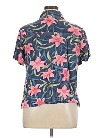 Caribbean Joe Short Sleeve Blouse (view 2)